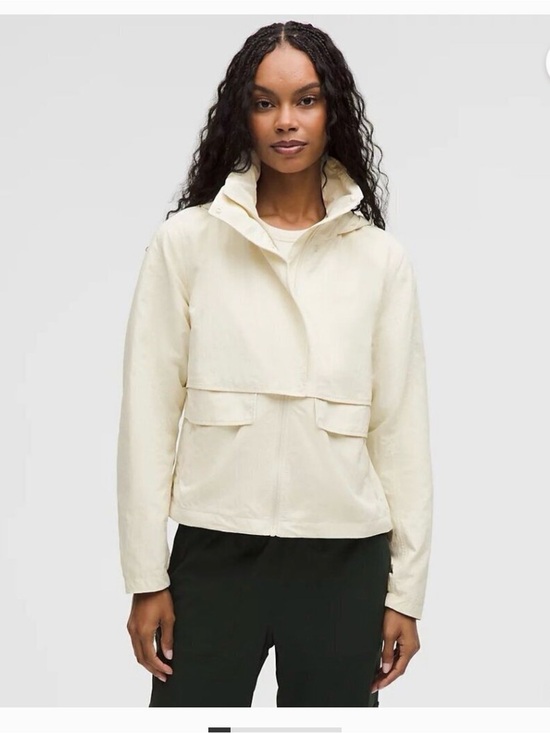 lululemon athletica Jackets & Blazers - Lululemon Always Effortless Jacket Size 4 Light Ivory NWT